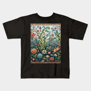 Islamic Grandeur Unveiled: Timeless Art, Floral Motifs, and Vibrant Ornaments Kids T-Shirt